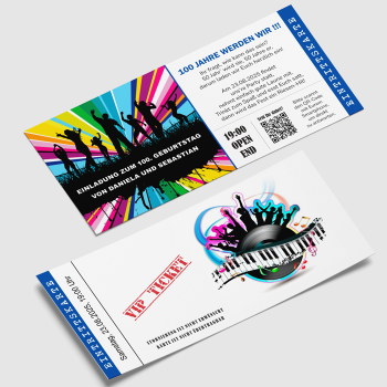 EINLADUNG DOPPELGEBURTSTAG - Disco