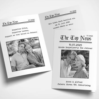 Einladung Doppelgeburtstag - News