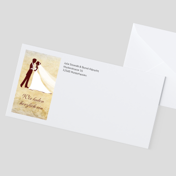 Umschläge Hochzeit - VINTAGE CREME